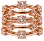 Rose Over Sterling Ring JTV