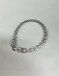 Sterling Silver Pastel CZ Tennis Bracelet New JTV 8"