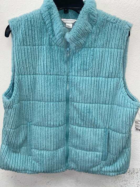 Turquoise Christopher & Banks NEW Vest Women's