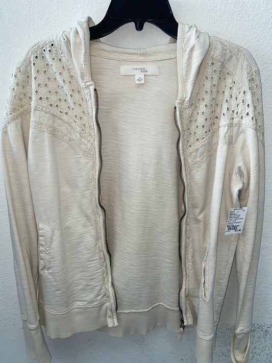 Cream Feather Bone BOUTIQUE Sweater/Sweatshirt Women's