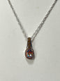 Sterling Silver Mystic Quartz Pendant & Chain New JTV