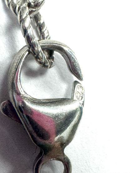 JAMES AVERY 9" 925 Sterling Silver Charm Bracelet Anklet