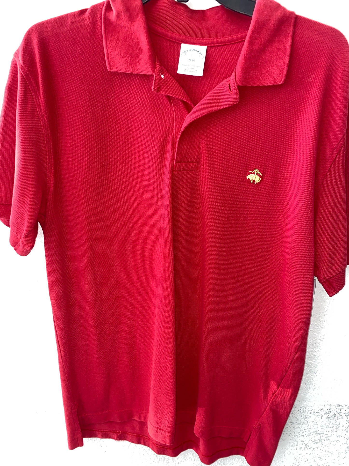 Red Brooks Brothers Polo Men's