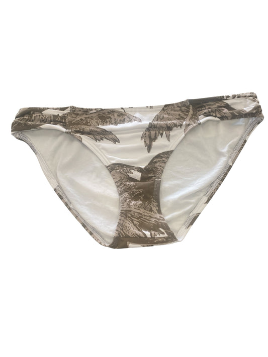 White & Brown Swim Bottom Women's