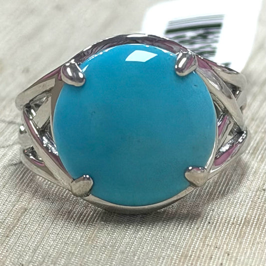 Sterling Silver Blue Sleeping Beauty Turquoise Ring Size 8 New w/ Tags JTV