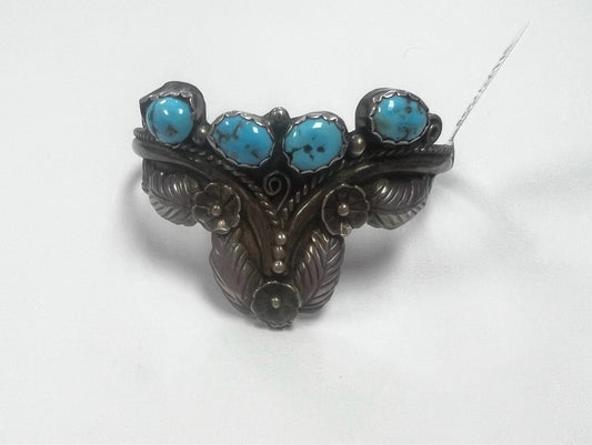 Angela Lee Sterling Turquoise Cuff