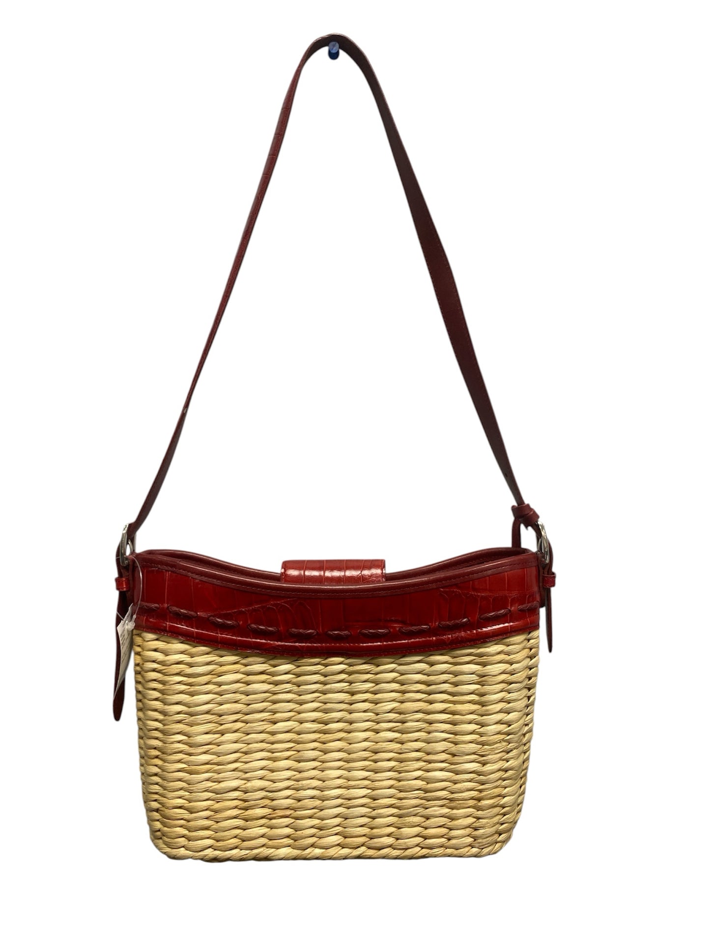 Fashion Brighton Straw/Red Handbag