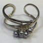 Michael Dawkins Sterling Silver Pearl & Blue Topaz Openwork Cuff Bracelet