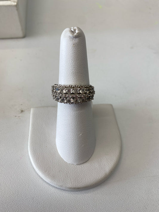 SS CZ Ring Sz 7