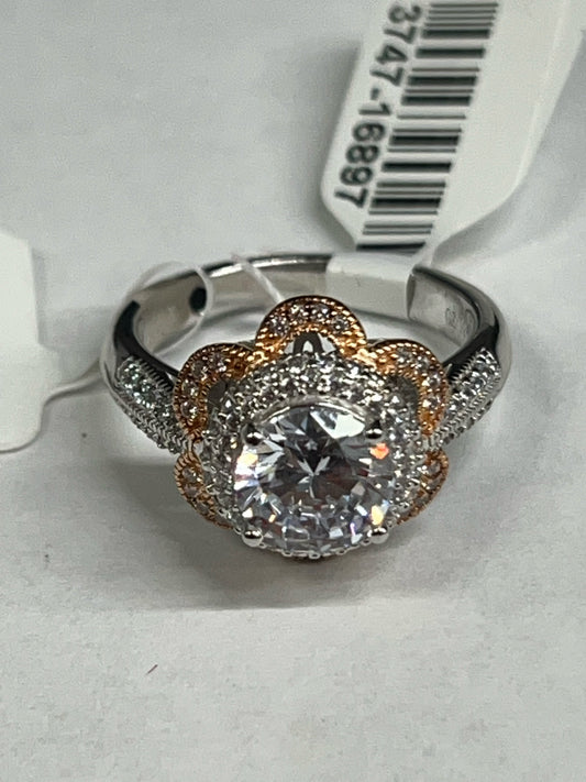 Sterling CZ Ring Size 8 New w/ Tags Size 8 Vanna K JTV Ring