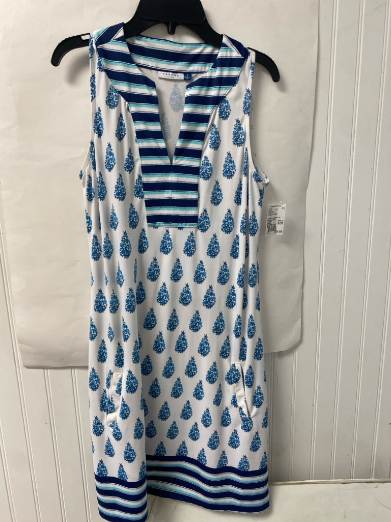 White/Blue Cabana Life Dress Women's