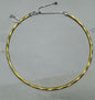 Sterling Silver & Gold Over Sterling Reversible Omega 20" New JTV Adj