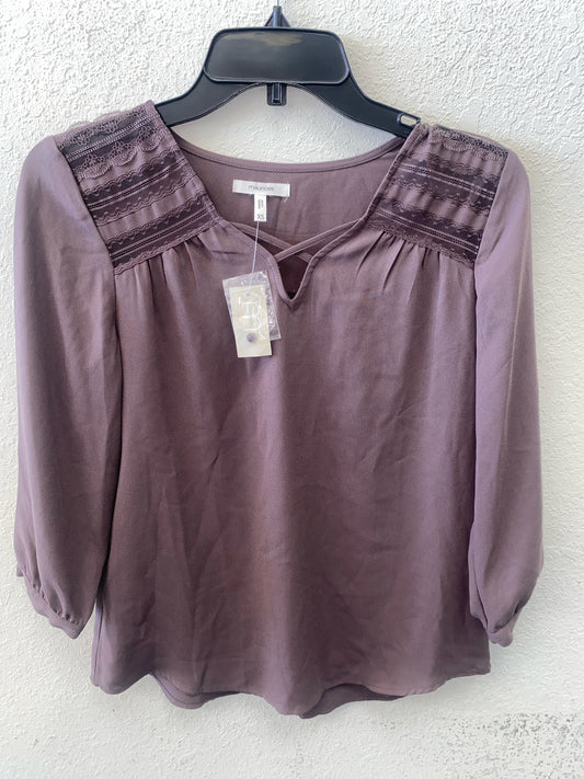 Brown Maurices NEW Long Sleeve Shirt Women's