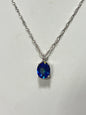 Sterling Silver Gemstone Necklace & Pendant New JTV
