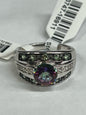Sterling Silver Mystic Topaz Ring New Size 9 JTV