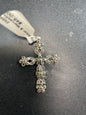 Sterling Silver & Marcasite Cross Pendant