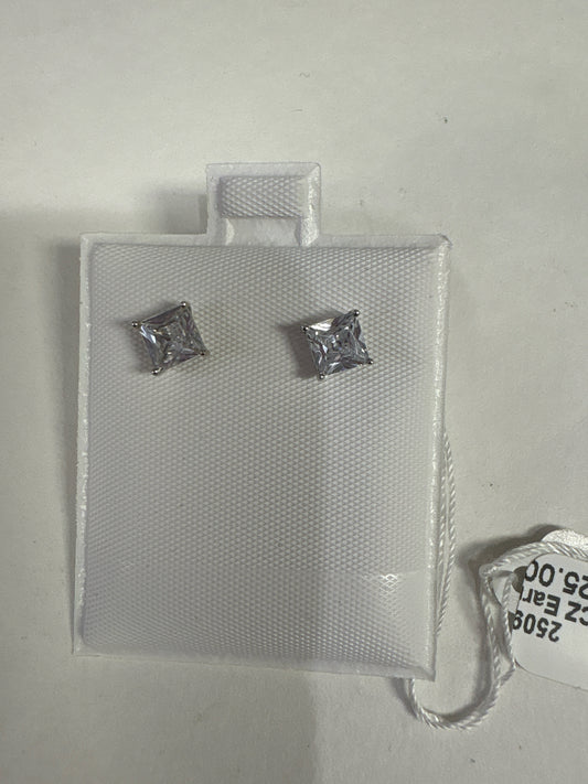 Sterling Silver CZ Earrings