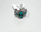 Sterling Silver Gemstone Ring JTV Size 8