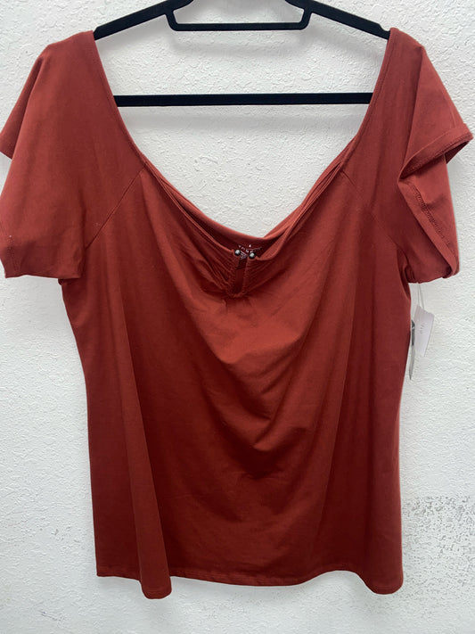 Brown Torrid NEW Short Sleeve Shirt Women's
