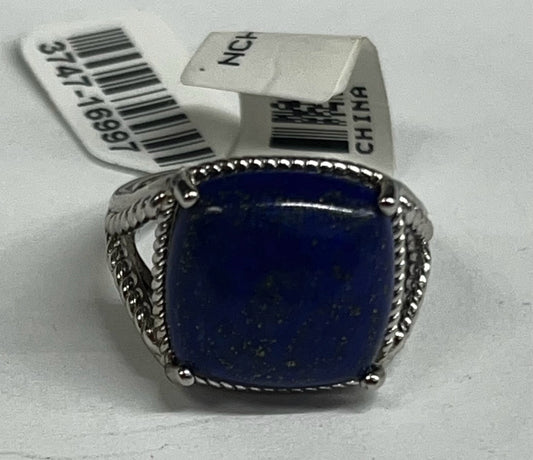 Sterling Silver Lapis Ring JTV Size 8 New w/ Tags