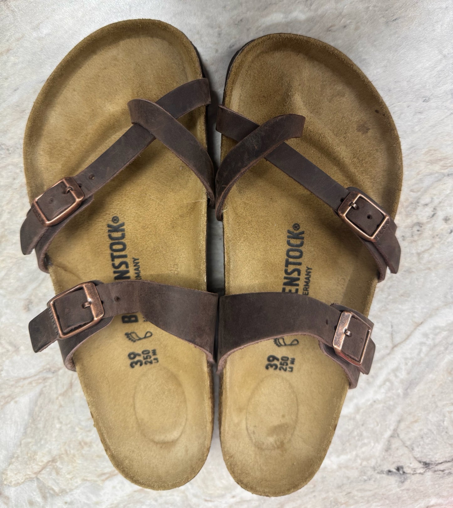 Brown Birkenstock Mayari Sandals Womens Size 39 Size 8.5