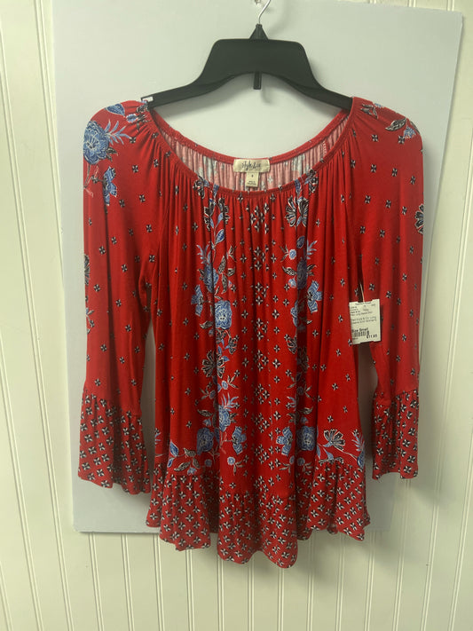 Red Style & Co. Long Sleeve Shirt Women's