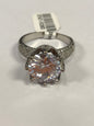 Sterling Silver CZ Ring Size 9.75