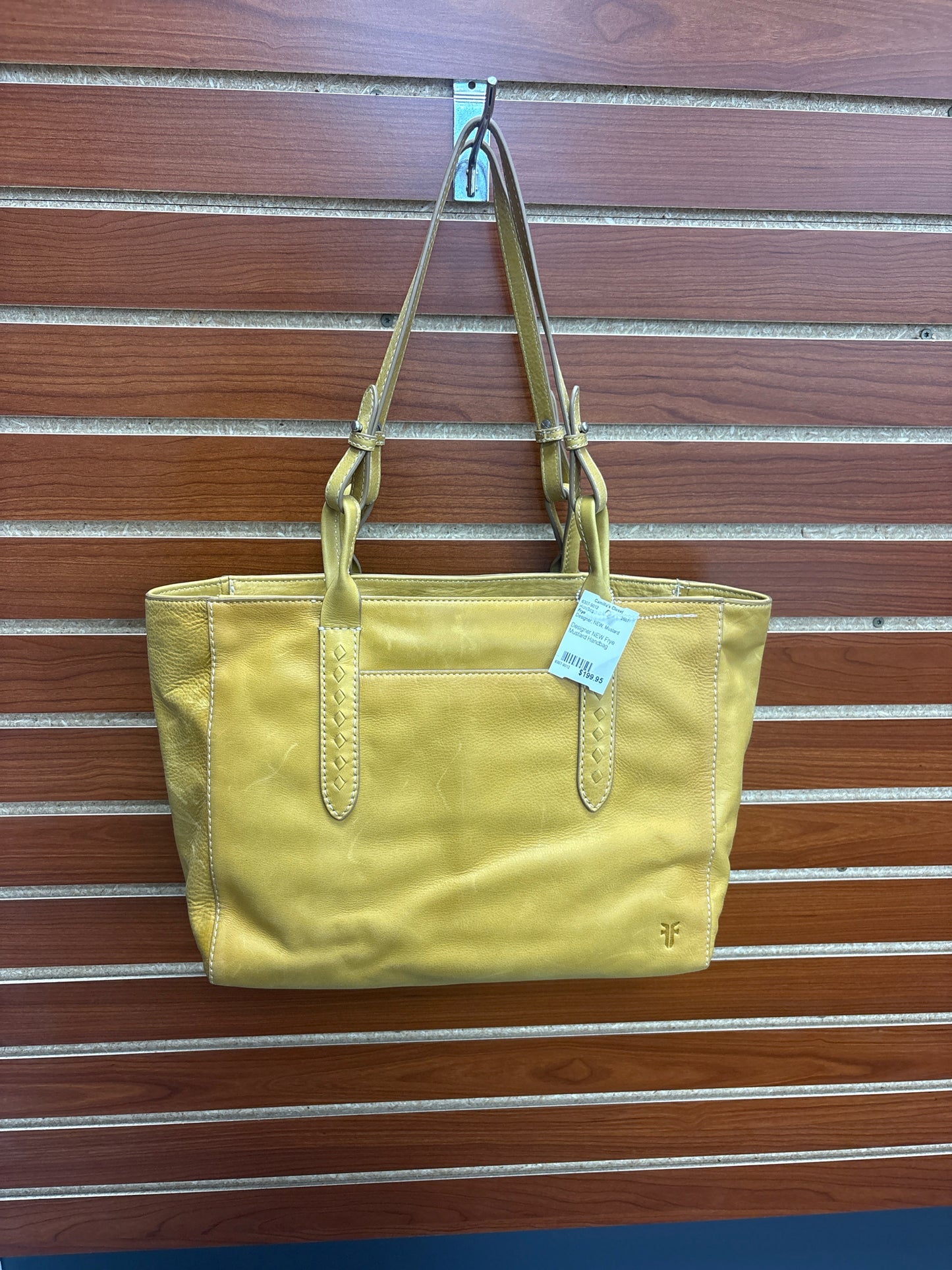 Designer NEW Frye Mustard Handbag
