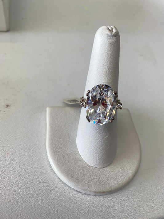 Sterling CZ  Ring Size 8.5