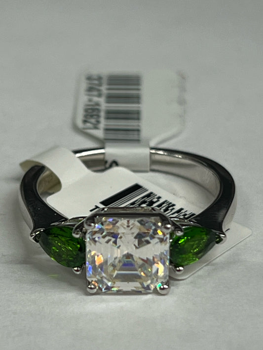 Sterling Silver Chrome Diopside Ring New w/ Tags Size 9 JTV