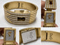 Dolce & Gabbana Watch Spy Me Keyhole hinged bracelet with crystals D&G Time