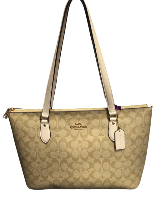 Designer beige Coach Handbag