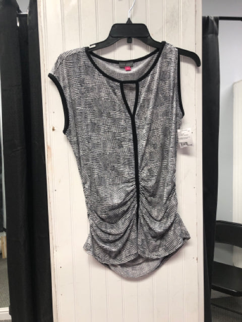 White/Black Vince Camuto Sleeveless Women's