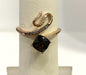 Le Vian 14k Rose Gold Chocolate Diamond Smoky Quartz Ring Size 10.5