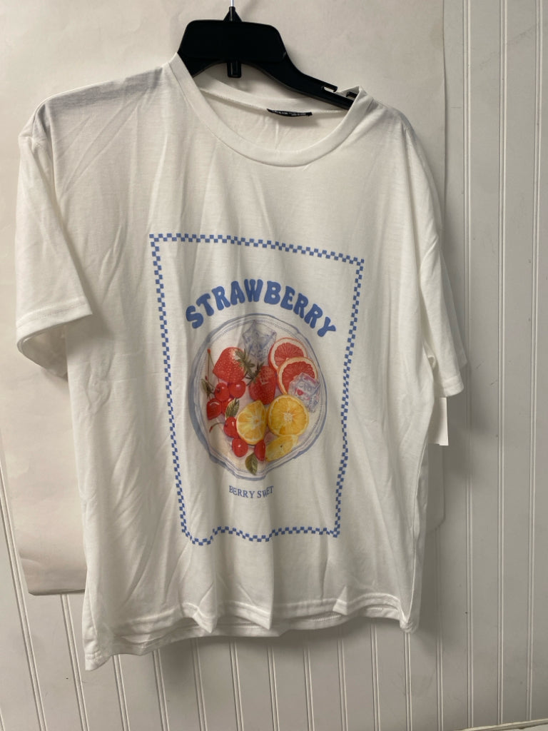 White SHEIN TShirt Women's