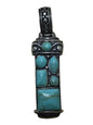 TJT Southwestern Pendant Sterling Silver 925 Multi Stone with Turquoise