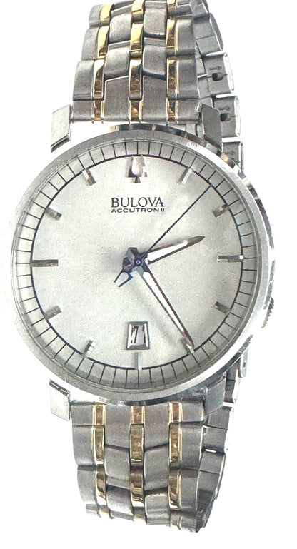 Bulova Accutron II Telluride Men's White Dial Quartz Watch 96B216