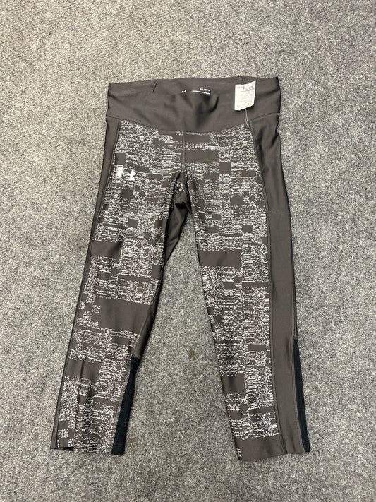 Gray Print Under Armour Capri Leggings ACTIVE Women's