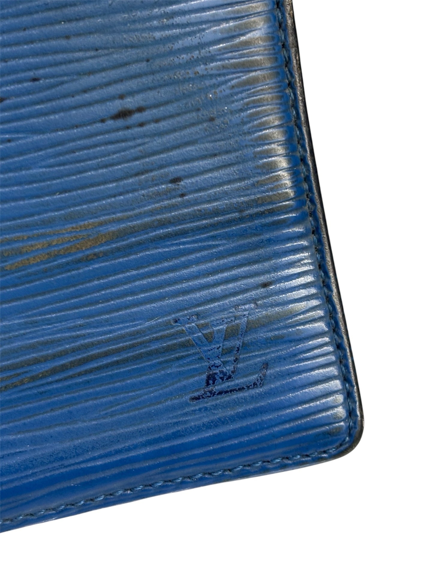 Designer Louis Vuitton Blue Wallet