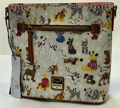 NEW Designer Parks Dooney & Bourke Crossbody Bag Santa Tails Paws Christmas Hand