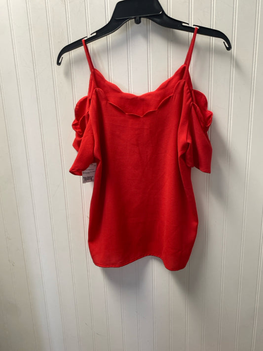 Red Monteau Short Sleeve Shirt Women's