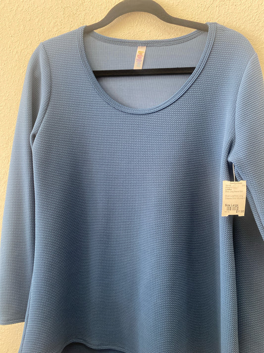 Blue LulaRoe Long Sleeve Shirt Women's