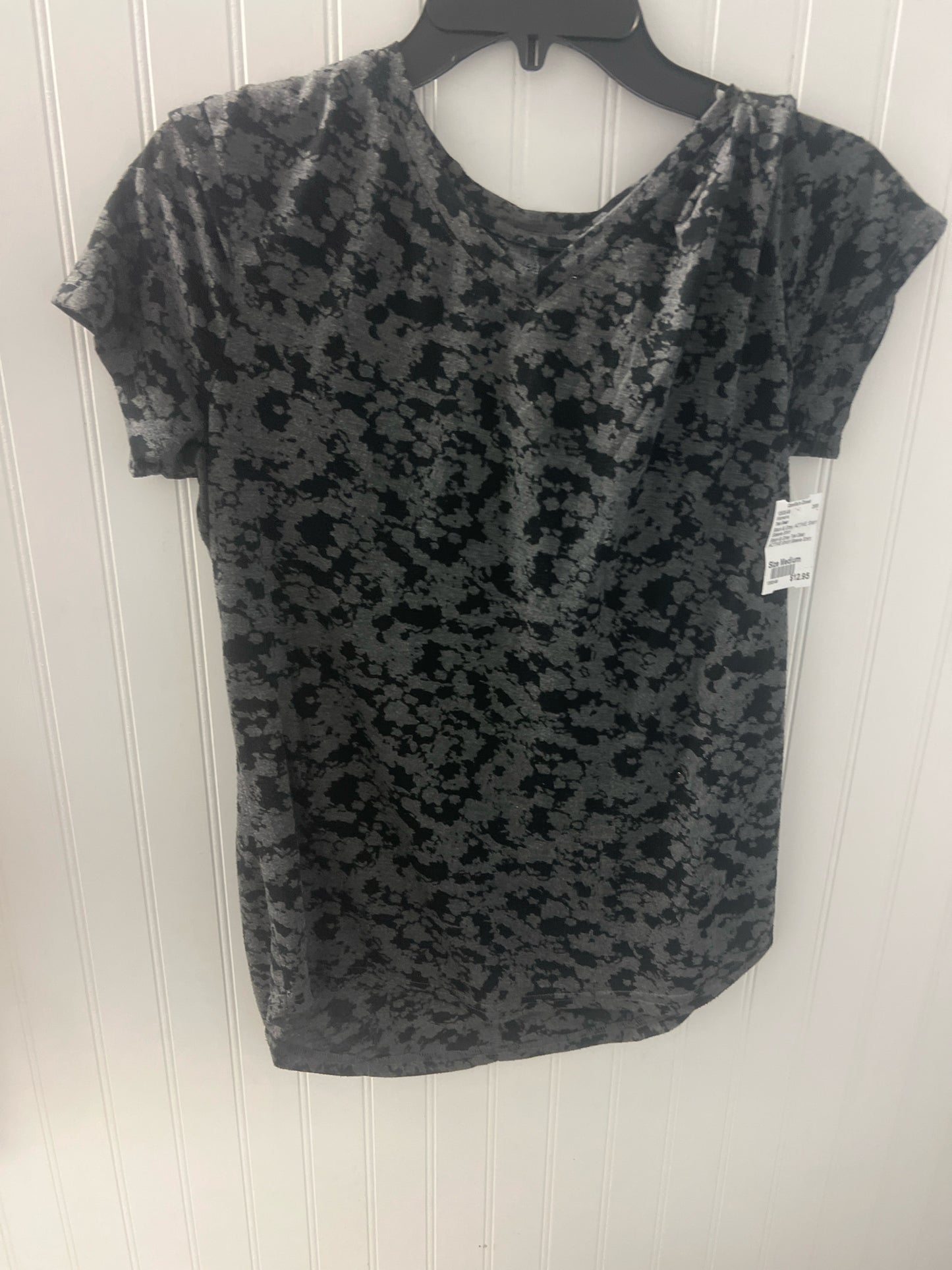 Black & Grey Tek Gear ACTIVE Short Sleeve Shirt Women's