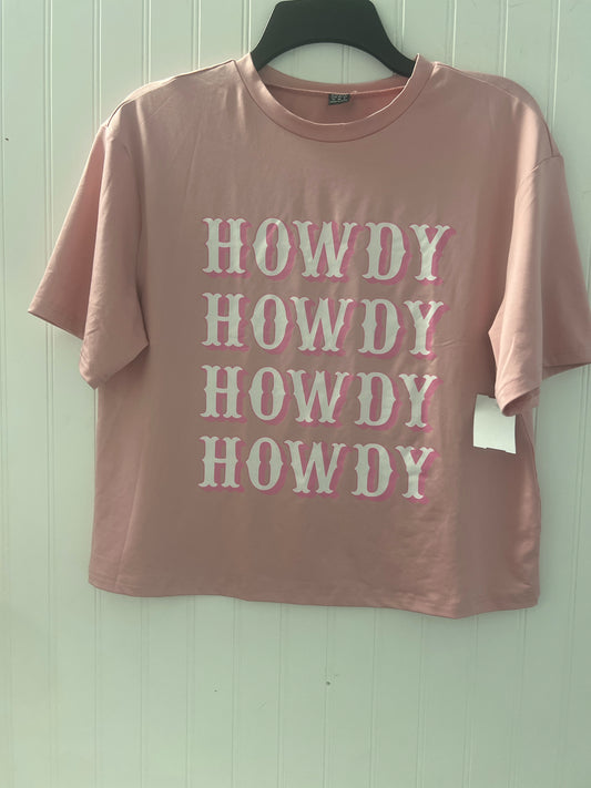 Pink SHEIN Short Sleeve Shirt Women's