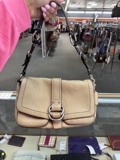 Designer Coach Cream Handbag
