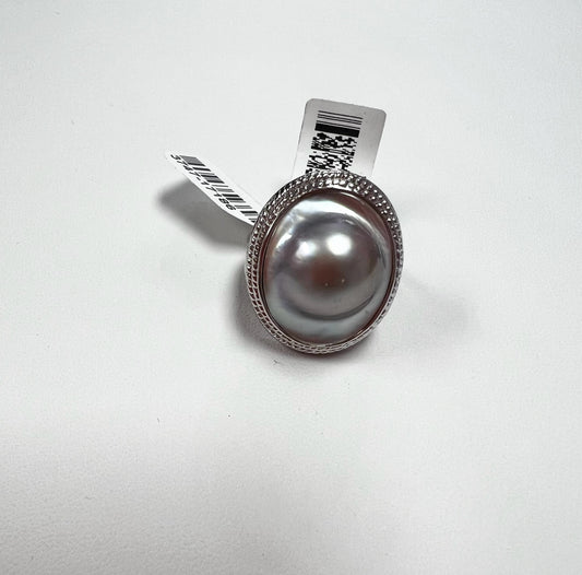 Sterling Silver Pearl Ring Size 6 New w/ Tags JTV