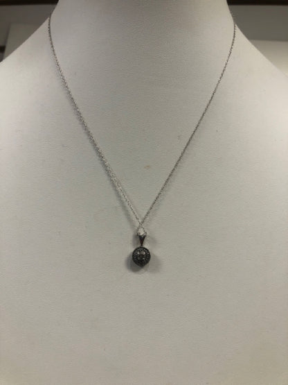 Sterling Silver Necklace Diamond