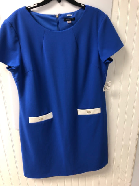 Blue Tommy Hilfiger Short Sleeve Dress Women's