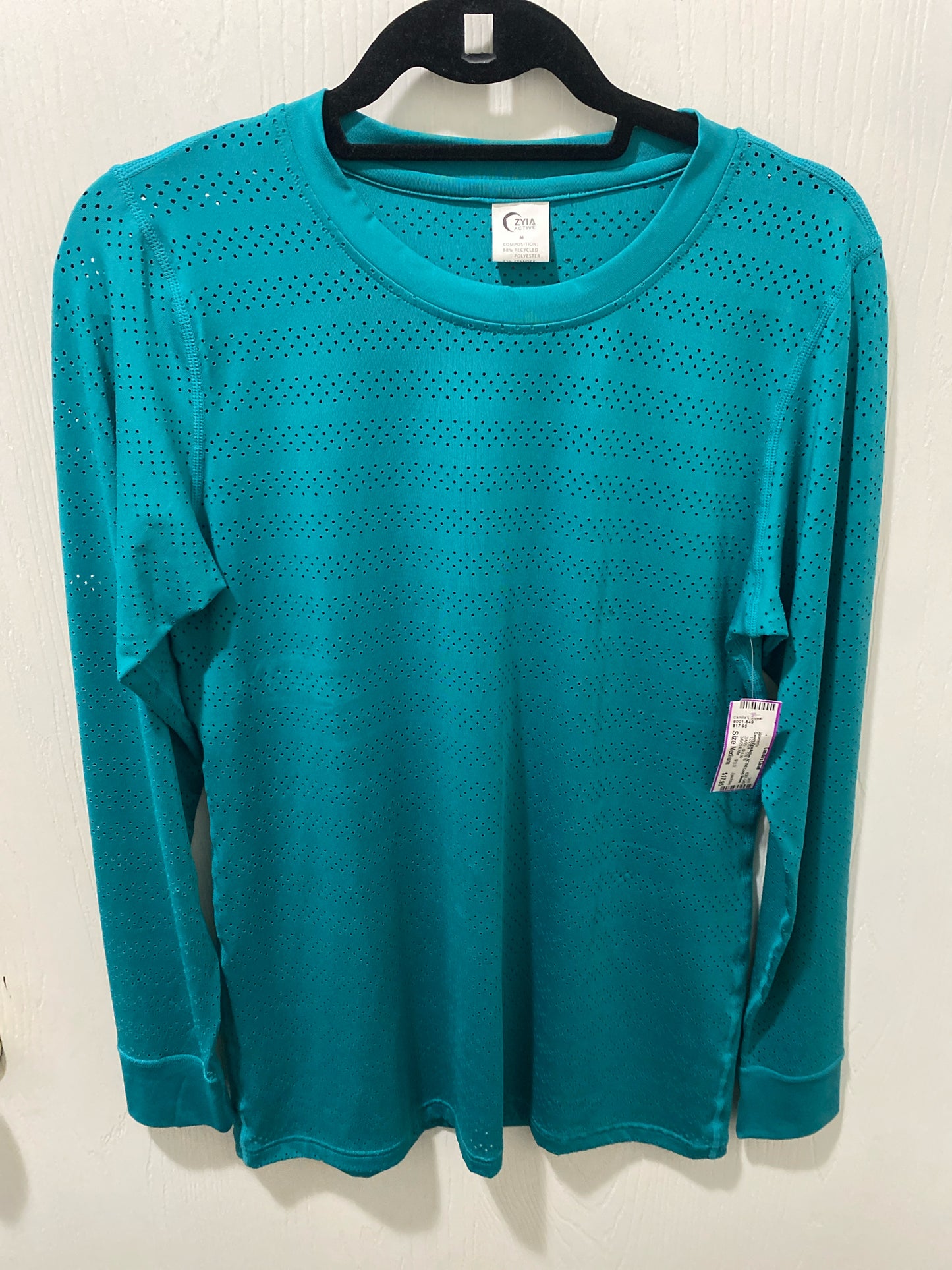 Green Zyia Active ACTIVE Long Sleeve Shirt Women's