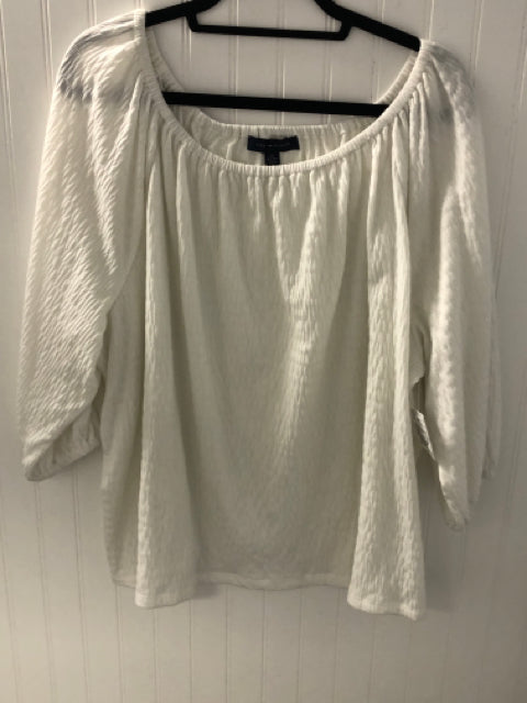 White Tommy Hilfiger Short Sleeve Shirt Women's